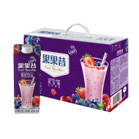 12月产伊利新品 优酸乳果果昔酸奶饮品 混合莓味210g*12盒