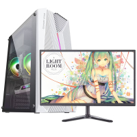 铭能 酷睿i5/8G高频内存/512G高速固态 SSD 台式电脑 台式机 电脑主机 组装电脑 DIY组装机 家用办公主机 台式机 组装机电脑商务娱乐影音学生电脑+19英寸显示器全套