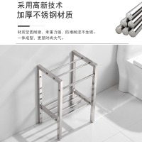 古达落地式洗手盆一体小户型阳台卫生间洗脸盆陶瓷洗漱台简约支架盆