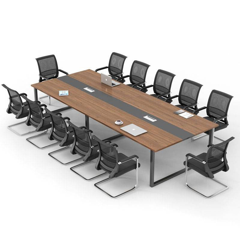 鑫睿辉 办公 会议桌 3600*1400*750mm 橡木色 张高清大图