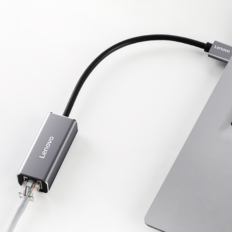联想(Lenovo) u01金属usb3.0转千兆网口 RJ45网口转换器 适用联想苹果Mac华为小米笔记本电脑