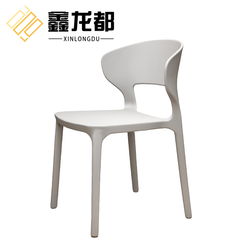 鑫龙都塑料靠背椅子77cm把高清大图