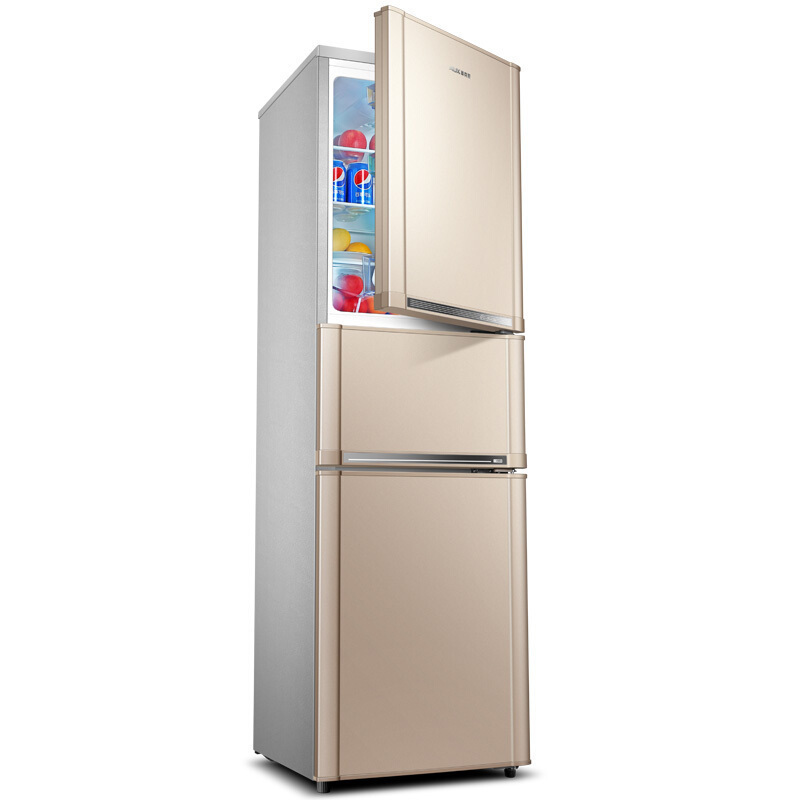 苏宁自营志高bcd209tm309l三门冰箱台视频