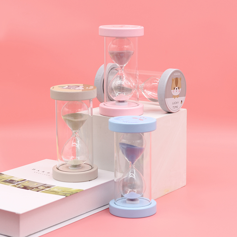 五分钟10十分钟沙漏摆件时间漏斗计时器刷牙创意儿童可爱沙个性|5分钟柠檬
