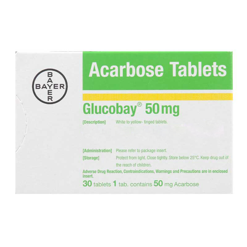 拜唐苹 阿卡波糖片 50mg*30片/盒