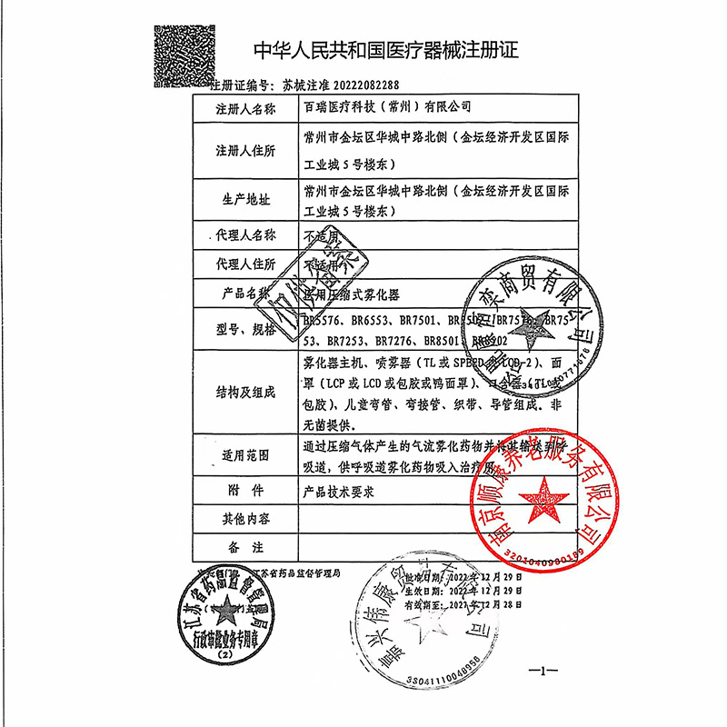 德国品牌百瑞雾化机儿童成人家用医用压缩式雾化器婴幼儿小儿喷雾机高清大图