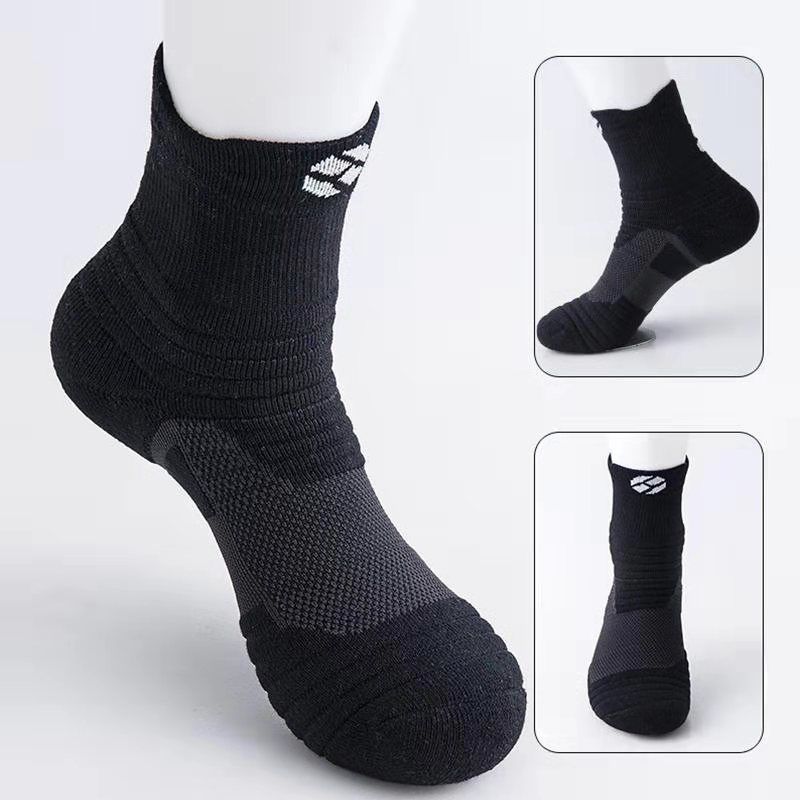 袜子男短袜运动袜篮球袜低帮中筒f臭吸汗加厚专业跑步袜臻依缘