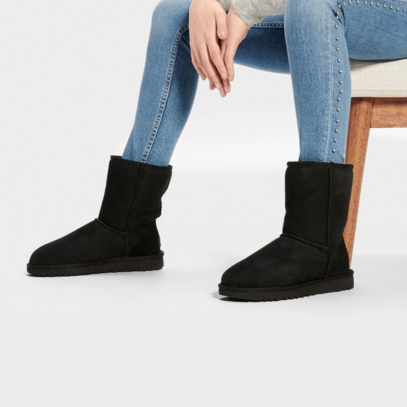 ugg新款正品classicshortii系列保暖舒适柔软缓震透气轻便羊皮鞋面