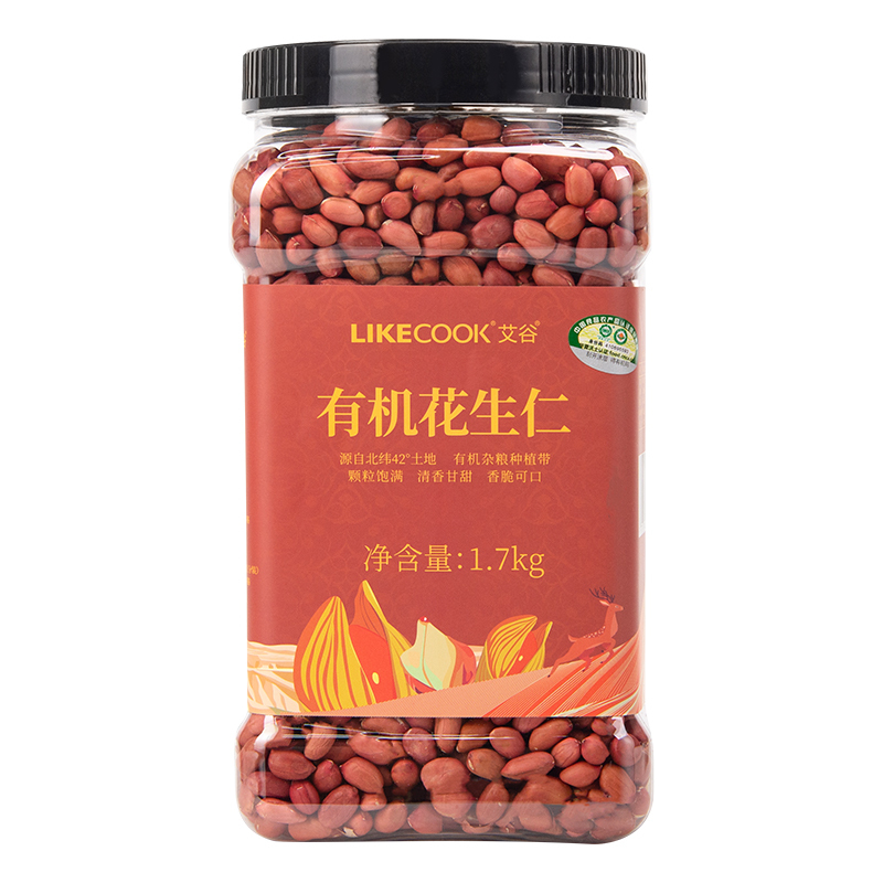 艾谷 有机花生仁 1.7kg高清大图