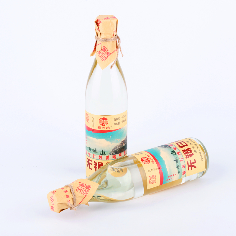 六瓶锡井坊无锡白酒精品原浆味棉柔浓香风格白酒45度