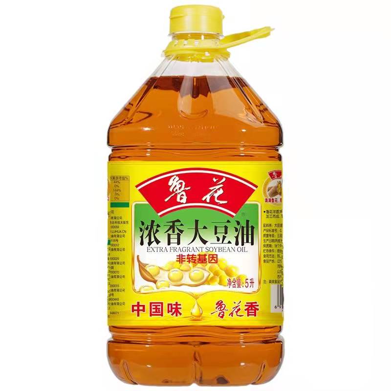 鲁花食用油 大豆油 5L 东北三级大豆油 新老包装随机发货