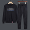 套头卫衣男秋冬季圆领休闲运动套装潮流时尚帅气学生男装两件套YTZ202