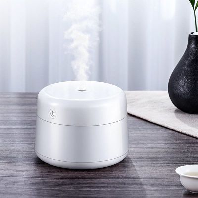 领锐迷你加湿器香薰家用卧室小型空气增喷雾机室内车载办公室 优雅白