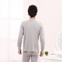 AB内衣 正品 秋冬纯棉中领男士秋衣秋裤 薄暧棉毛内衣套装T663