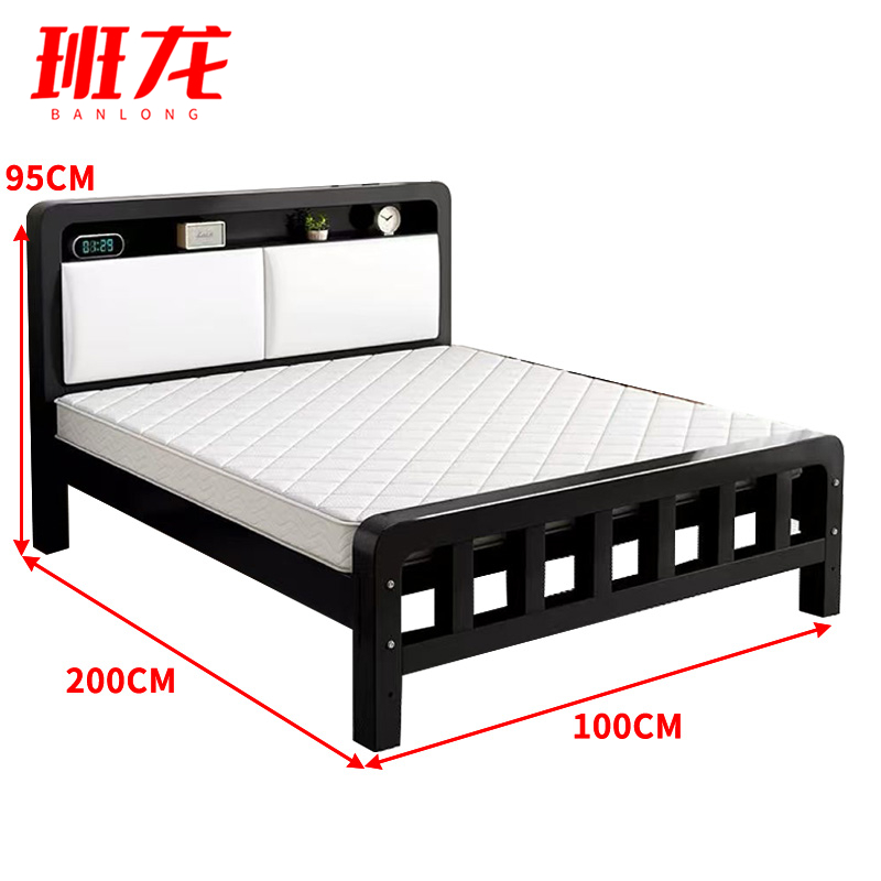班龙床+床垫1m套高清大图