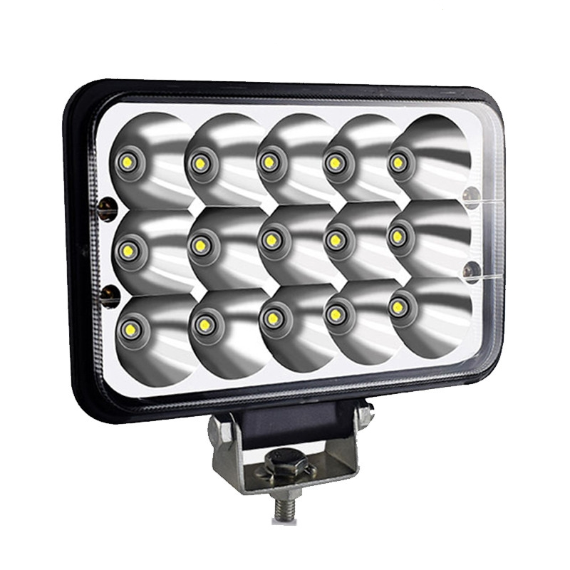 货车led射灯24v12伏挖机工程车农用车闪电客前大灯改装强光倒车灯