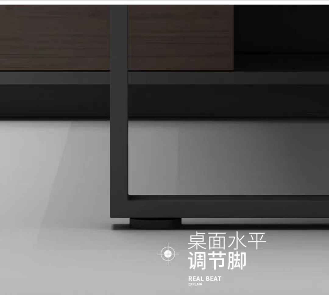 谐慧 办公经理桌1600*800*750mm组高清大图