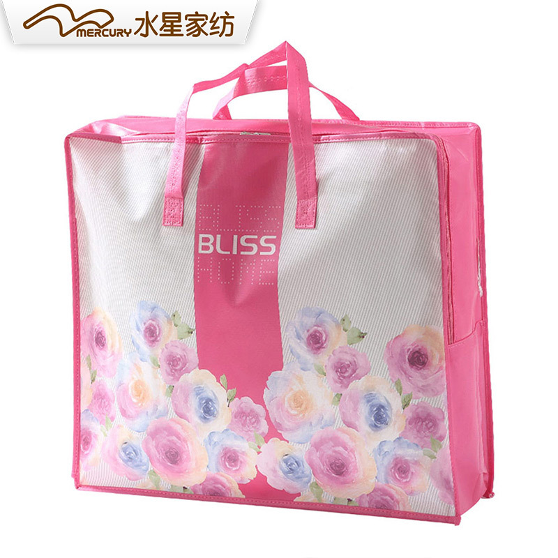 百丽丝家纺BLISS可水洗磨毛花朵/草/叶子夏薄被单双人空调被子1.5/1.8米床蓝百合印花纤维夏被