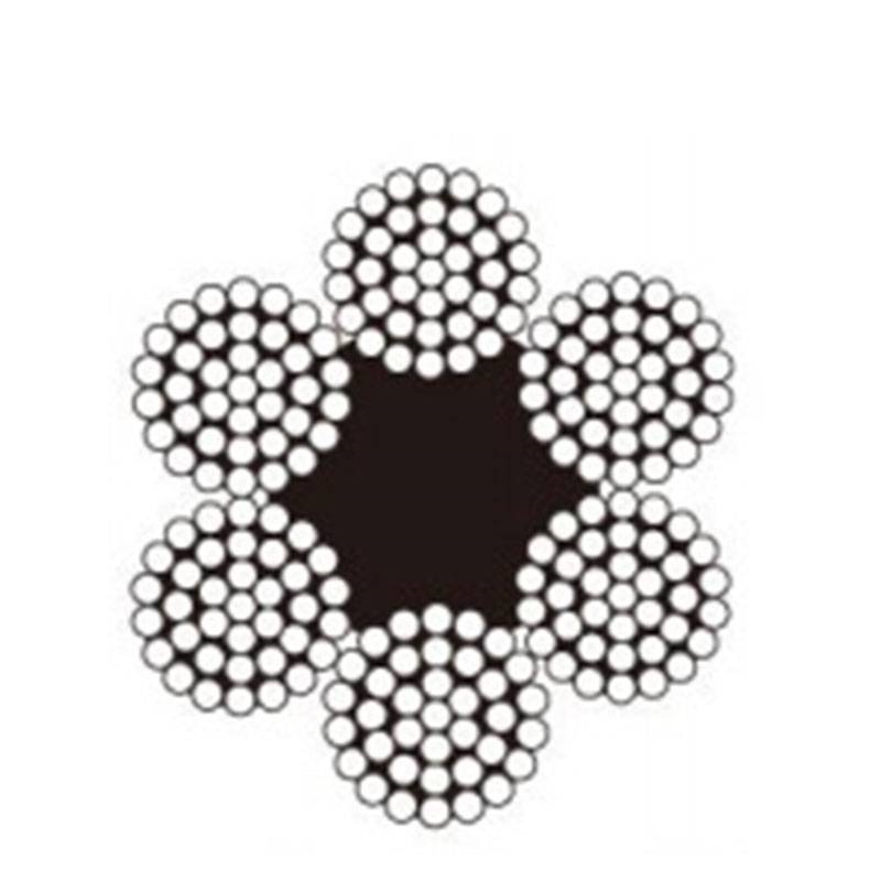 集倍 油性钢丝绳 20mm/米高清大图