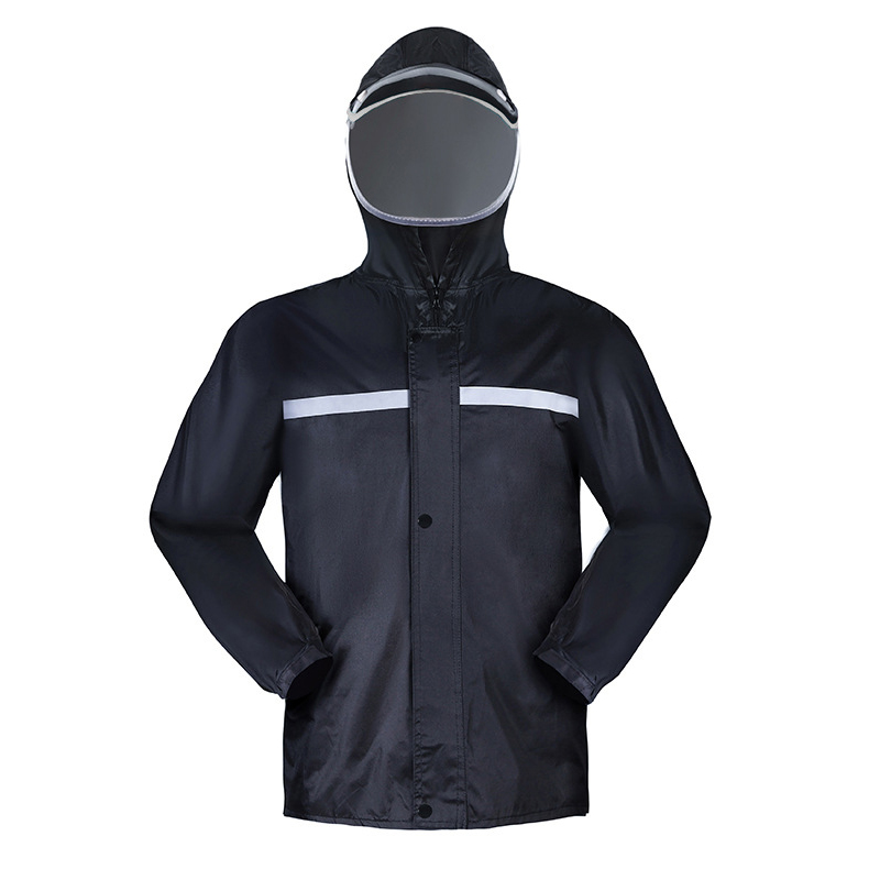 布雷德利 BRADLEYBD6TF1923104R2F分体式雨衣M-3XL(计价单位：套）黑色高清大图