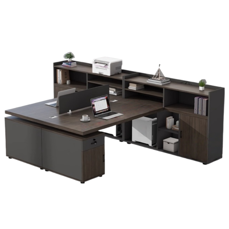 豫汉迎屏风办公桌高清大图