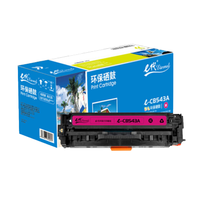 e代 CB543A 硒鼓适用惠普CP1210/CP1215/CP1510/CP1515n与佳能416M红色