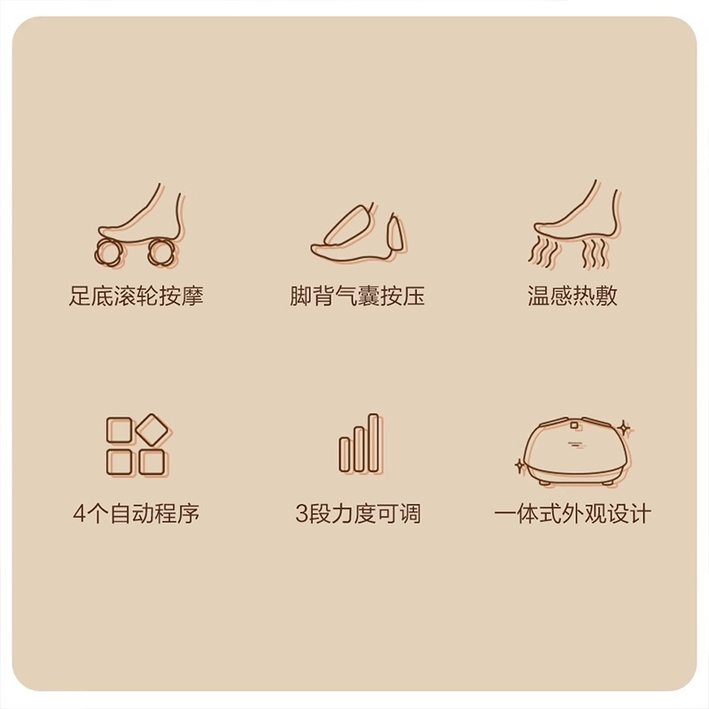 松下脚底按摩器脚部全自动家用揉捏加热足疗按摩器肌肉放松器EW-DA80高清大图