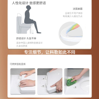 科勒齐悦丽裙版马桶坐便器家用科勒五级旋风分体虹吸马桶节水缓降盖板22746T/22747T