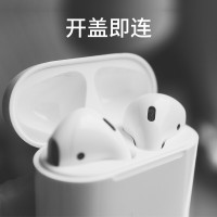 苹果(Apple)iPhone AirPods2代(有线充电盒)苹果耳机 蓝牙耳机无线耳机 入耳式 苹果2代无线蓝牙耳机