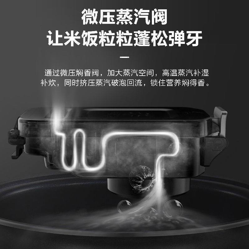 美的(Midea)电饭煲家用电饭锅多功能煲煮粥蒸饭智能预约定时迷你微压全自动煮饭锅MB-FB40M5-718R高清大图