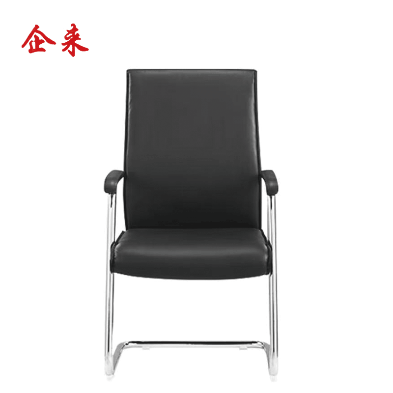 企来皮面弓形椅 570*610*1010mm 把高清大图