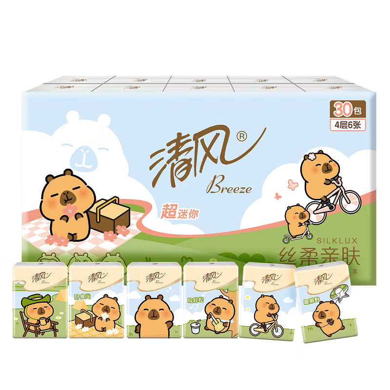 清风 个人清洁护理组合（40包） -ZC高清大图