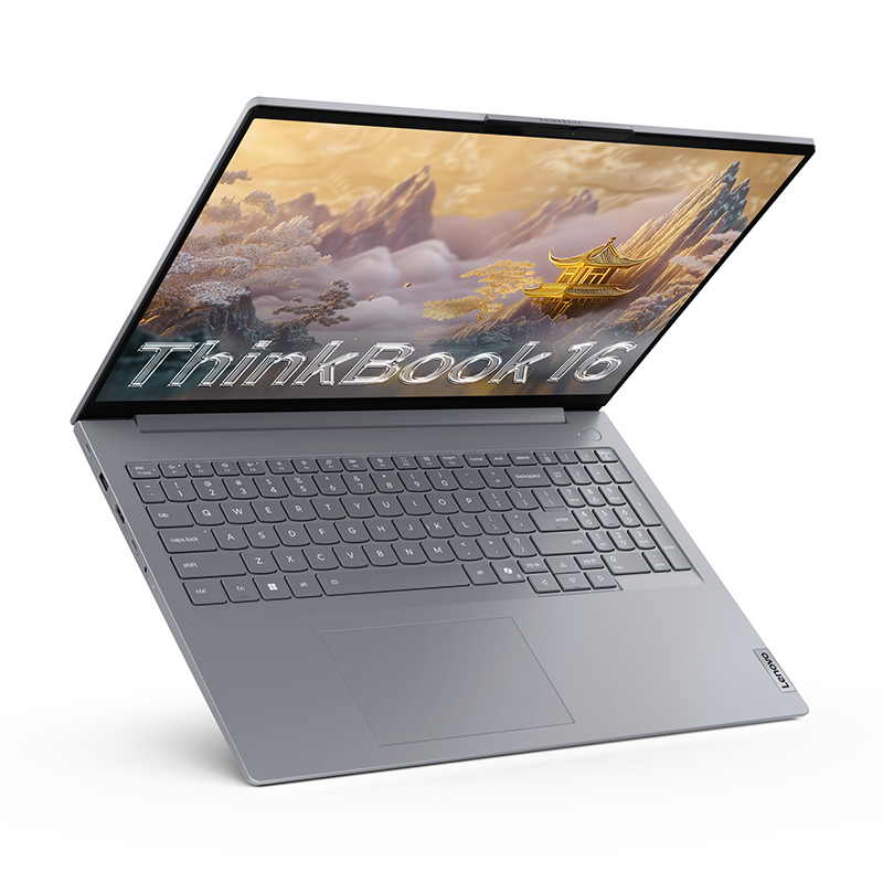 ThinkPad ThinkBook 16 09CD 2025款16英寸大屏学生游戏娱乐商务办公笔记本电脑 2.5K高色域屏 定制 UItra5-225H 16G内存 2TB固态高清大图