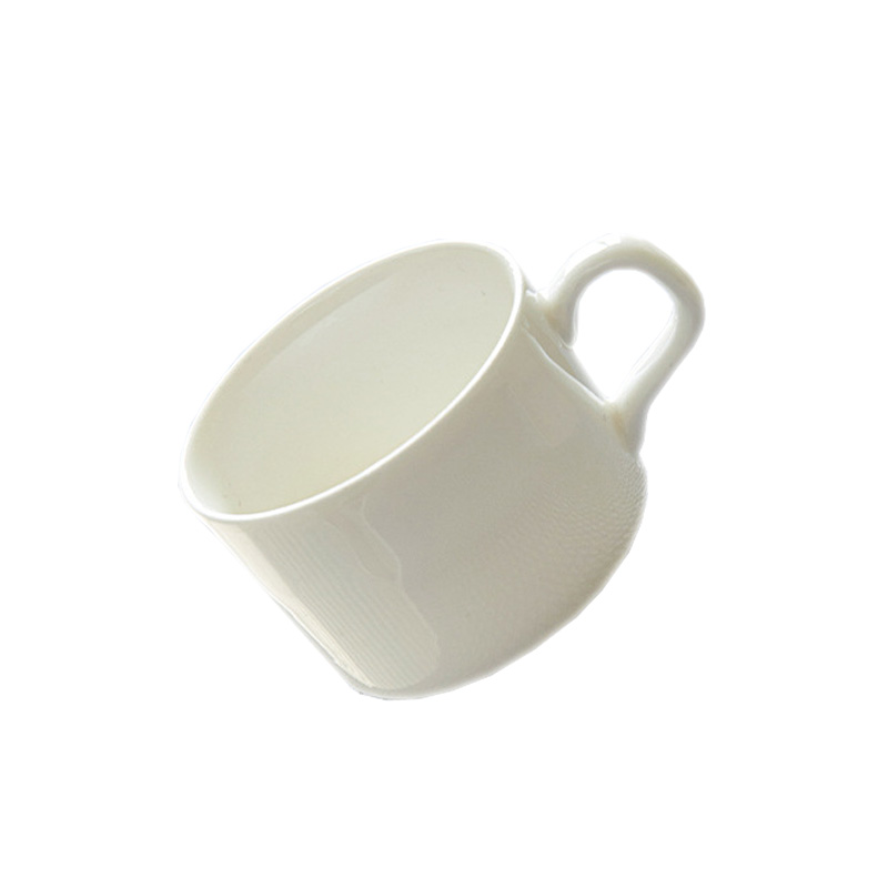 橙亿鸿 包厢餐具纯白陶瓷杯咖啡杯 150ml单杯/个高清大图