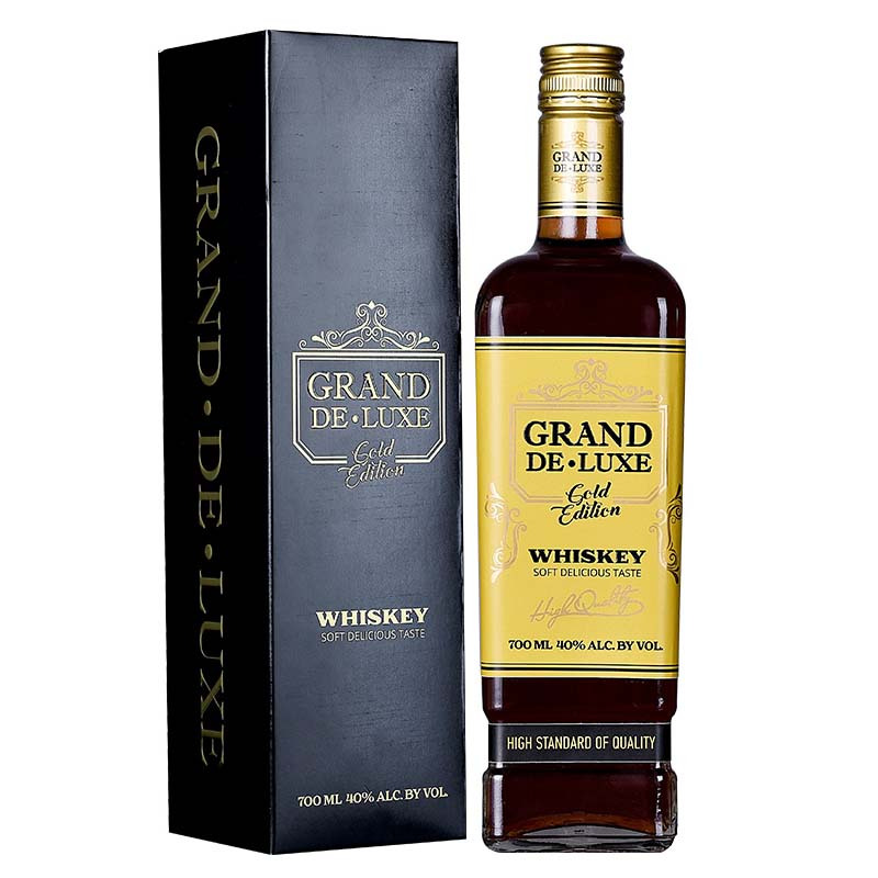 乌克兰原瓶原装进口洋酒 歌帝利(GRAND DE LUXE) 40度烈酒 进口威士忌 700ml