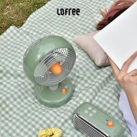 Lofree/洛斐桌面小风扇usb可充电便携式办公室宿舍家用小型摇头电风扇对流空气循环扇