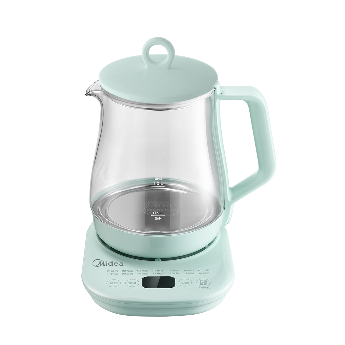 美的(Midea)养生壶家用1.5L办公室烧水壶净润煮茶器大容量商务800W电水壶恒温水壶炖煮 MK-YSN1510高清大图