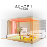 美国格库(GRECOOK)NTJX-L220DR 踢脚线取暖器家用节能省电动电暖器浴室暖风机2200W暖气机电暖风电暖气