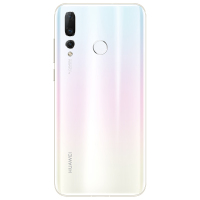 华为/HUAWEI nova 4 极点全面屏 2000万超广角三摄 8GB+128GB 贝母白 移动联通电信4G拍照全网通手机