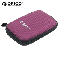 奥睿科(ORICO)2.5英寸硬盘保护盒/包/硬盘保护套 移动电源多功能数码收纳包 防震防水 紫PHD-25