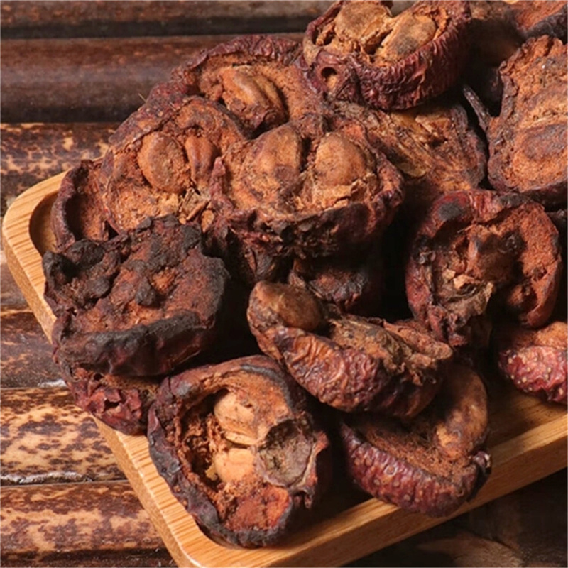 焦山楂100g炒焦山楂山楂炭焦三仙原料另售焦麦芽高清大图