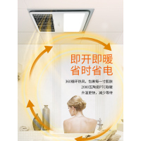 名族多功能浴霸集成吊顶风暖卫生间家用取暖排气照明一体浴室暖风机30x30