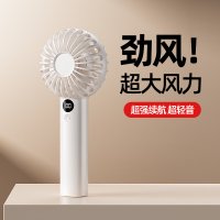 对伴2025新款泡泡风扇跨境手持小风扇USB充电长续航礼品批发挂绳轻音