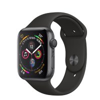 Apple Watch Series4 智能手表(GPS+蜂窝网络款 40毫米深空灰色铝金属表壳 黑色运动型表带)