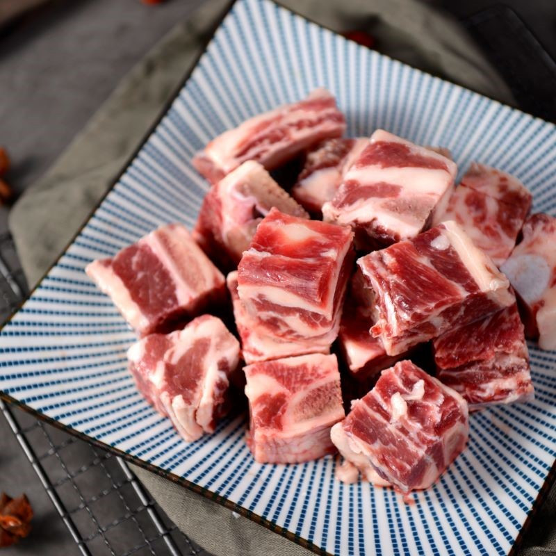 爱上星鲜 三食牛计 牛排骨块1000g(500g*2)整肉鲜牛肉生鲜牛排骨肉红烧牛排骨 生鲜食材真空包装