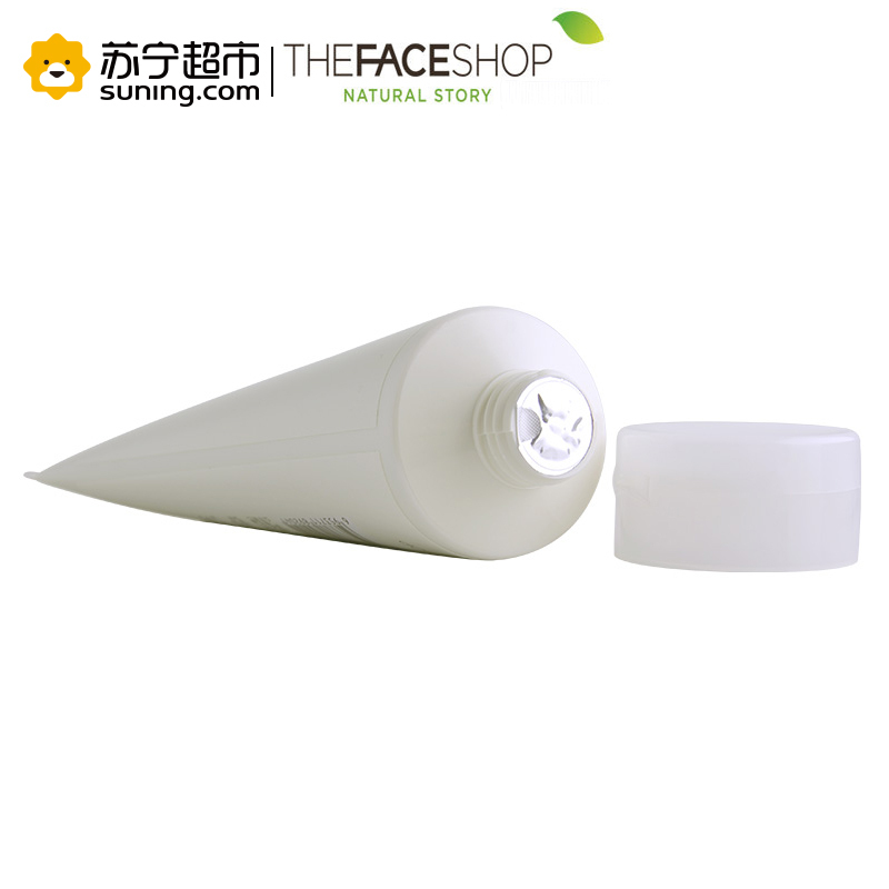 菲诗小铺(THE FACE SHOP)每日草本芦荟泡沫洁面膏170g(洗面奶 洁面乳 去角质)