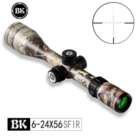 山猫王 BK 6-24x56SFIR 瞄准镜，密分位数字战术分化， 军用抗震级高清 ，充氮防水防 20MM夹具一对