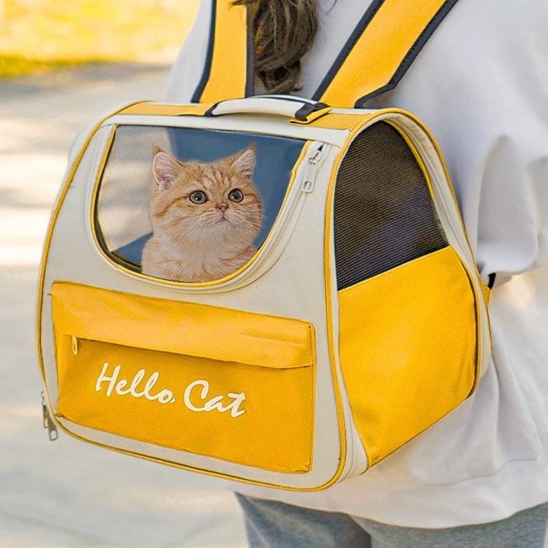 米妮猫包外出便携双肩猫书包宠物猫咪背包大容量猫笼装猫的外出包用品