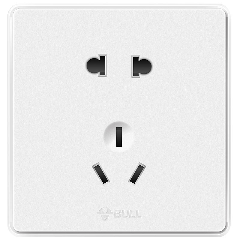 公牛(BULL) 开关插座 G18系列 其他电源插座10A正五孔插座bull 86型面板G18Z223