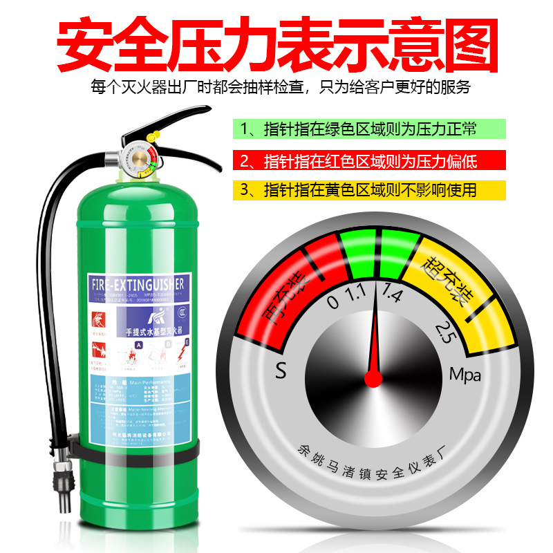 灌河(GUANHE)水基灭火器店用家用车用车载小型汽车工厂